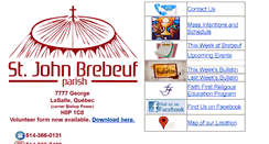 Desktop Screenshot of johnbrebeuf.ca